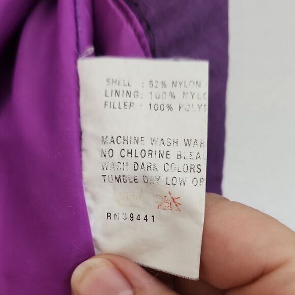 Vintage Inside Edge Vibrant Purple High-Waisted Ski Pants size L - Picture 9 of 10